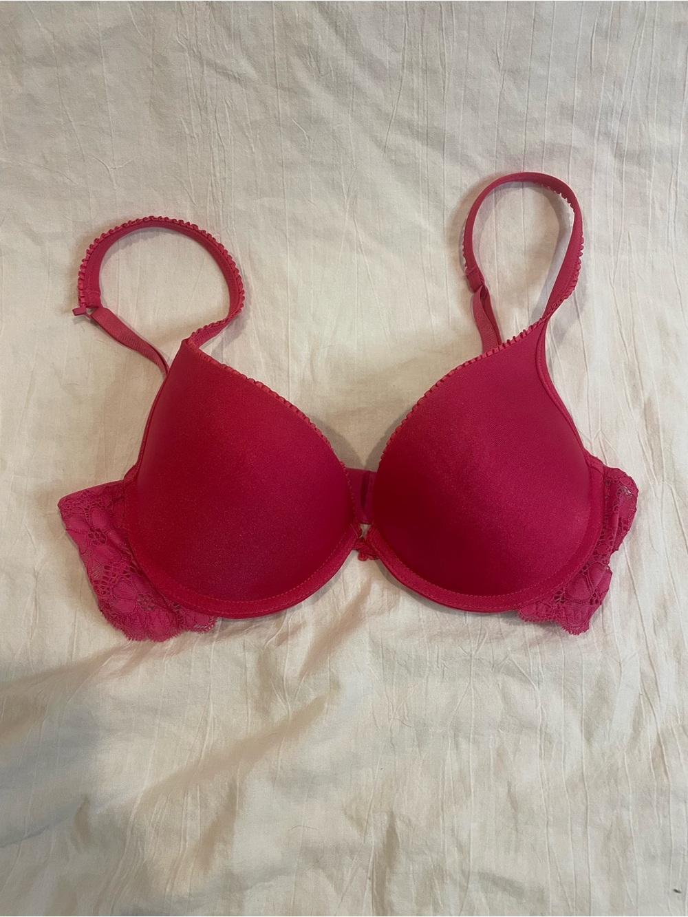 Victoria’s Secret Very Sexy Push-Up Bra 34C Pink Lace Underwire Padded